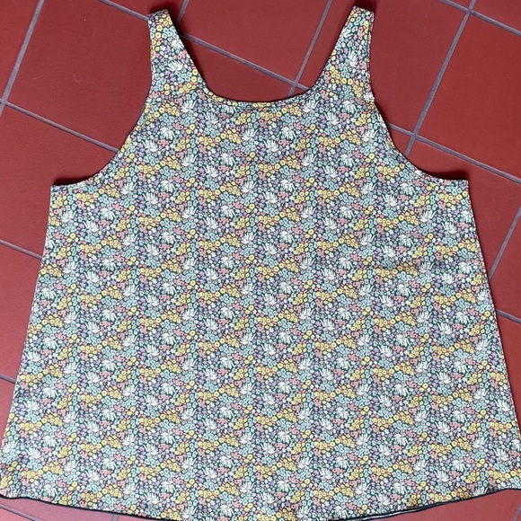 Preowned Toad & Co. Green Floral Sunkissed Tank Top size M - Picture 6 of 12